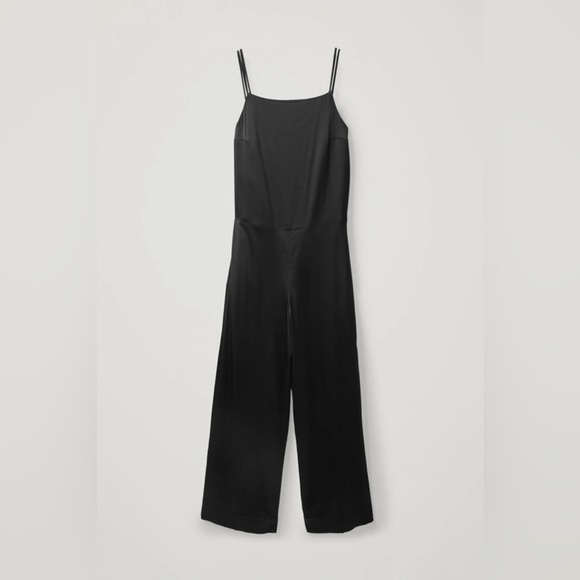 COS ~ Double Strap Jumpsuit in black - Picture 4 of 5